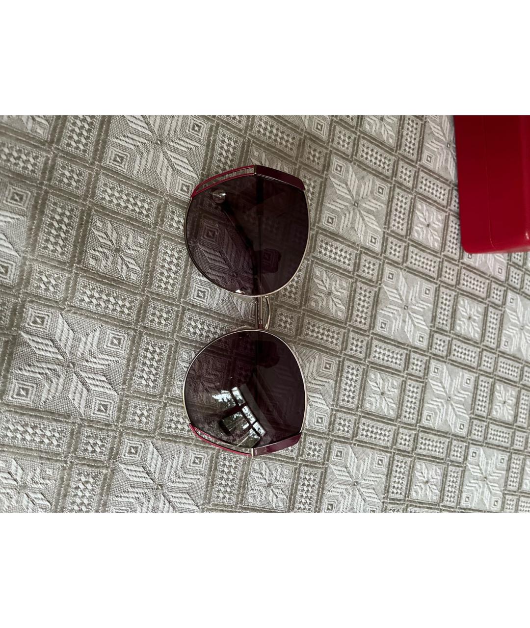 CAROLINA HERRERA Фиолетовые металлические солнцезащитные очки, фото 6