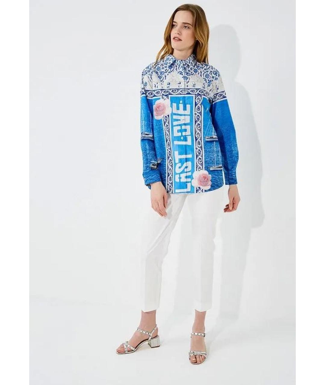 WEEKEND MAX MARA Мульти хлопковая рубашка, фото 5