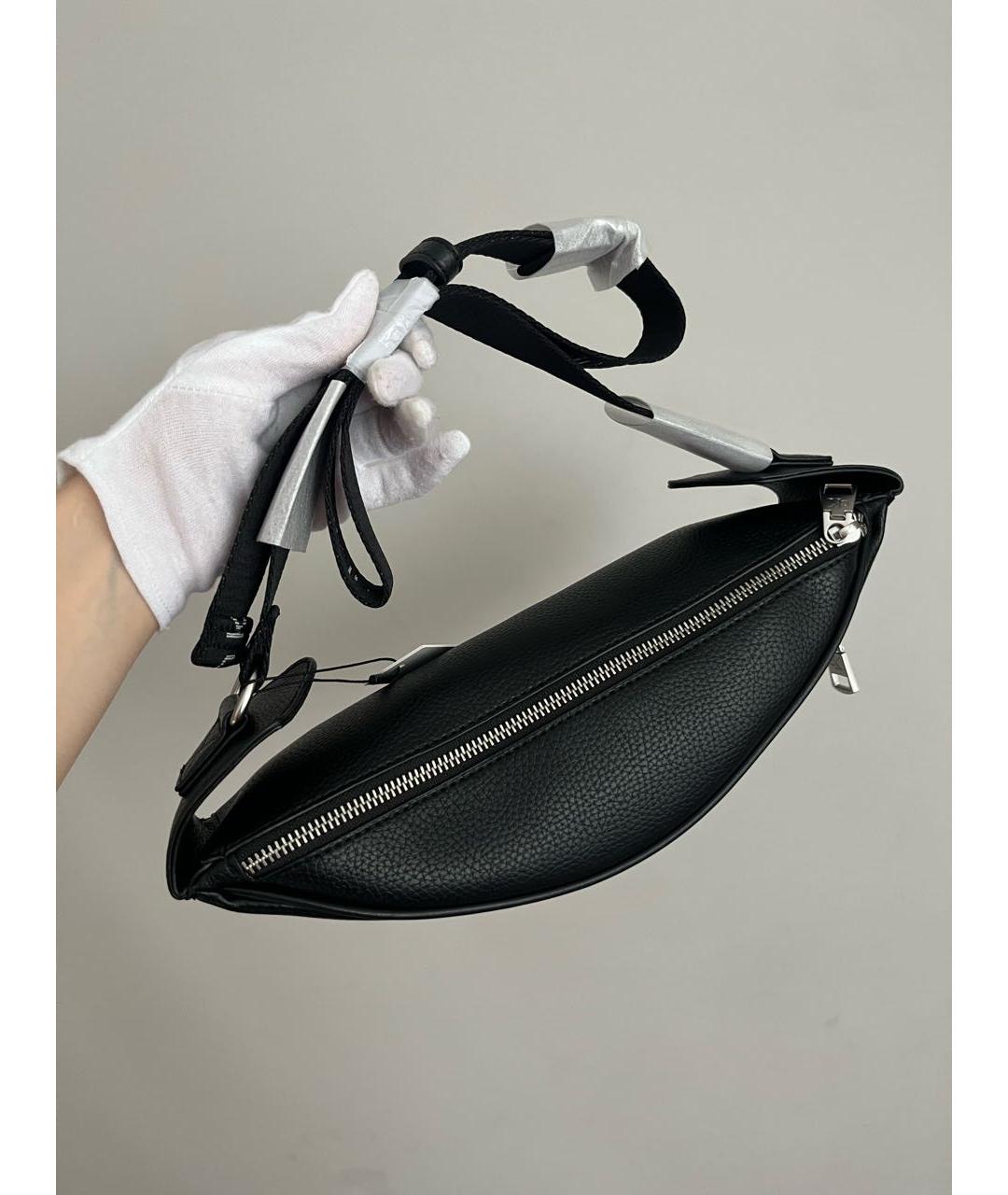 CALVIN KLEIN Черная поясная сумка из искусственной кожи, фото 3