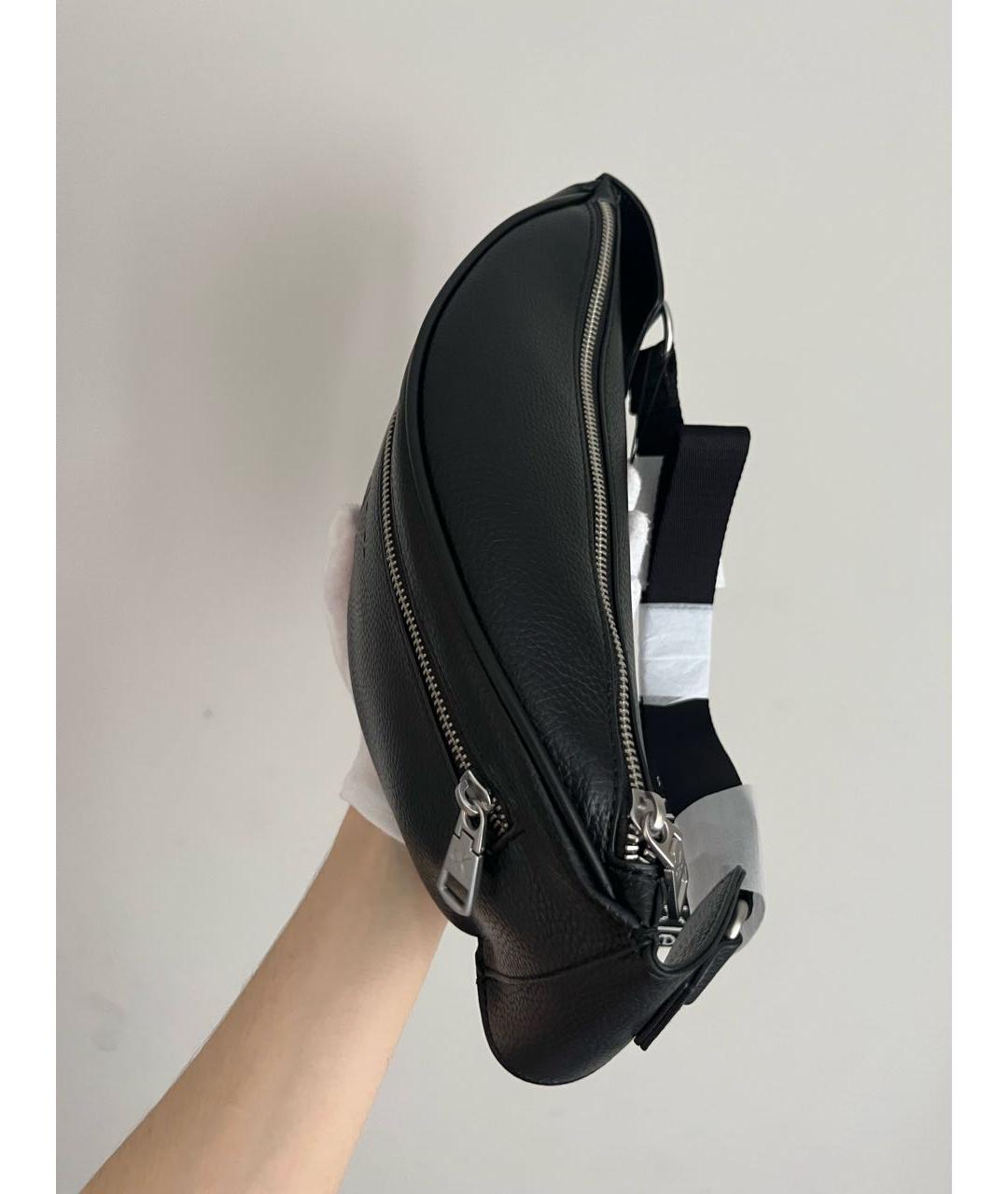 CALVIN KLEIN Черная поясная сумка из искусственной кожи, фото 4