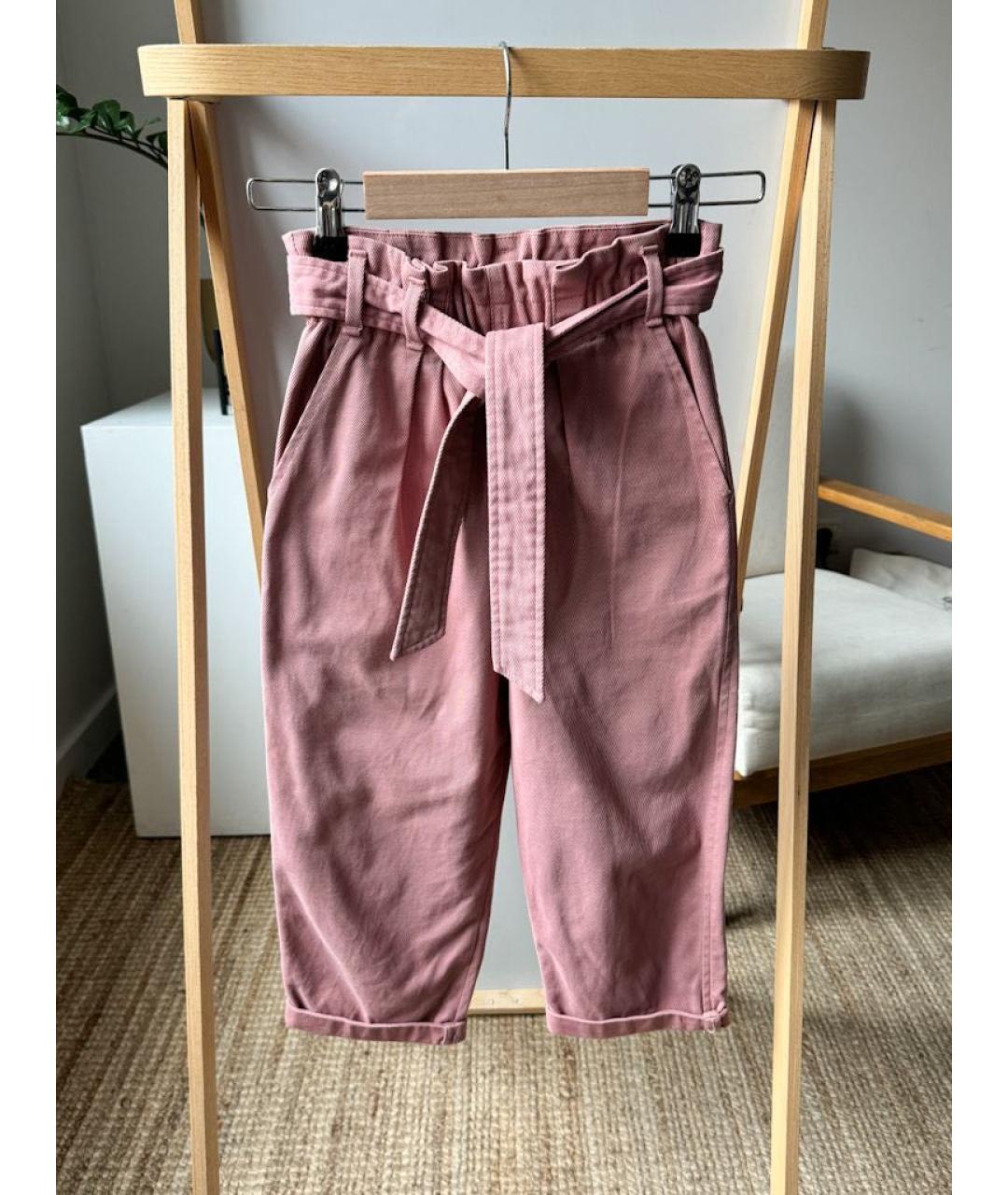 BRUNELLO CUCINELLI Розовые хлопковые брюки и шорты, фото 6