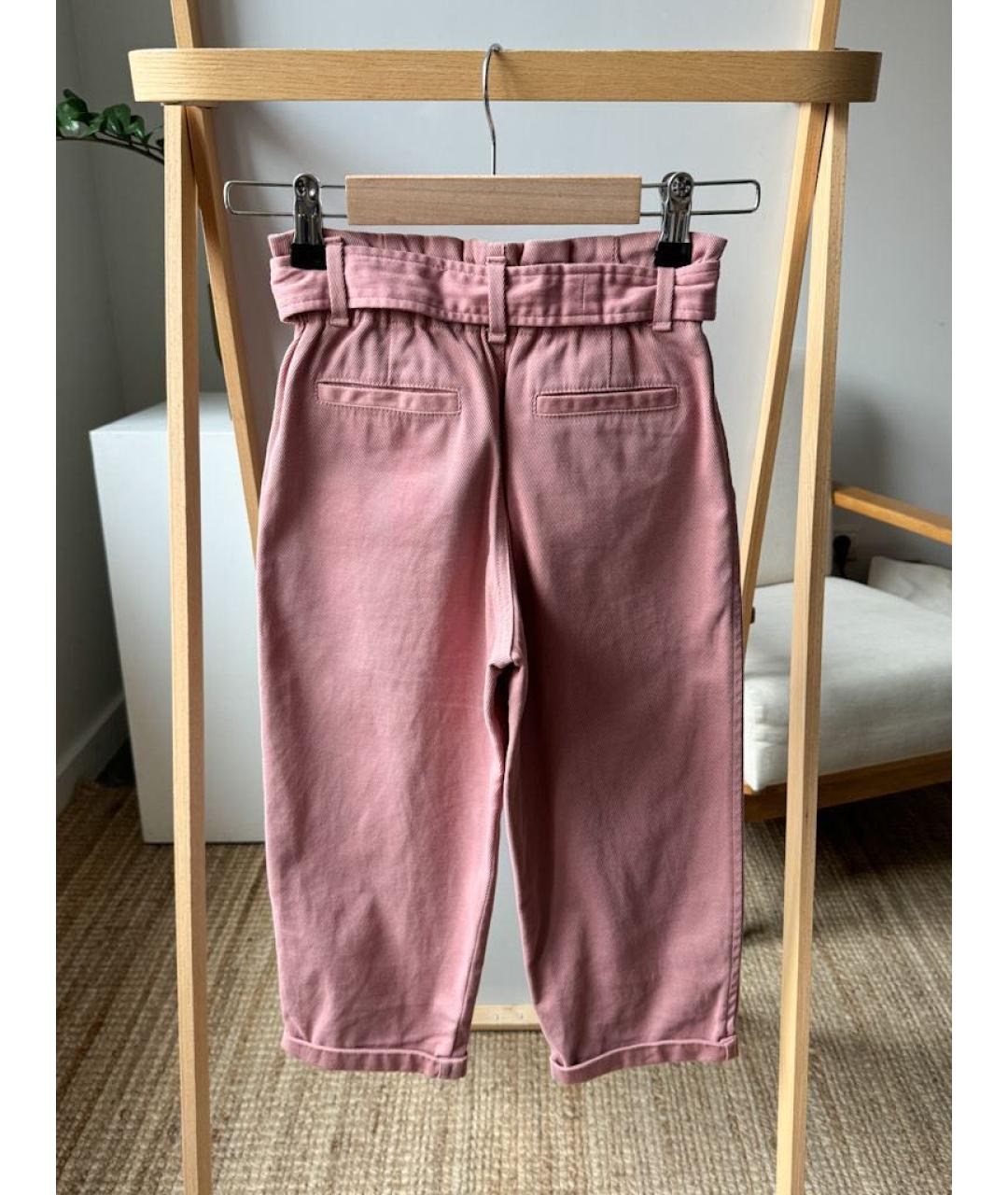 BRUNELLO CUCINELLI Розовые хлопковые брюки и шорты, фото 2