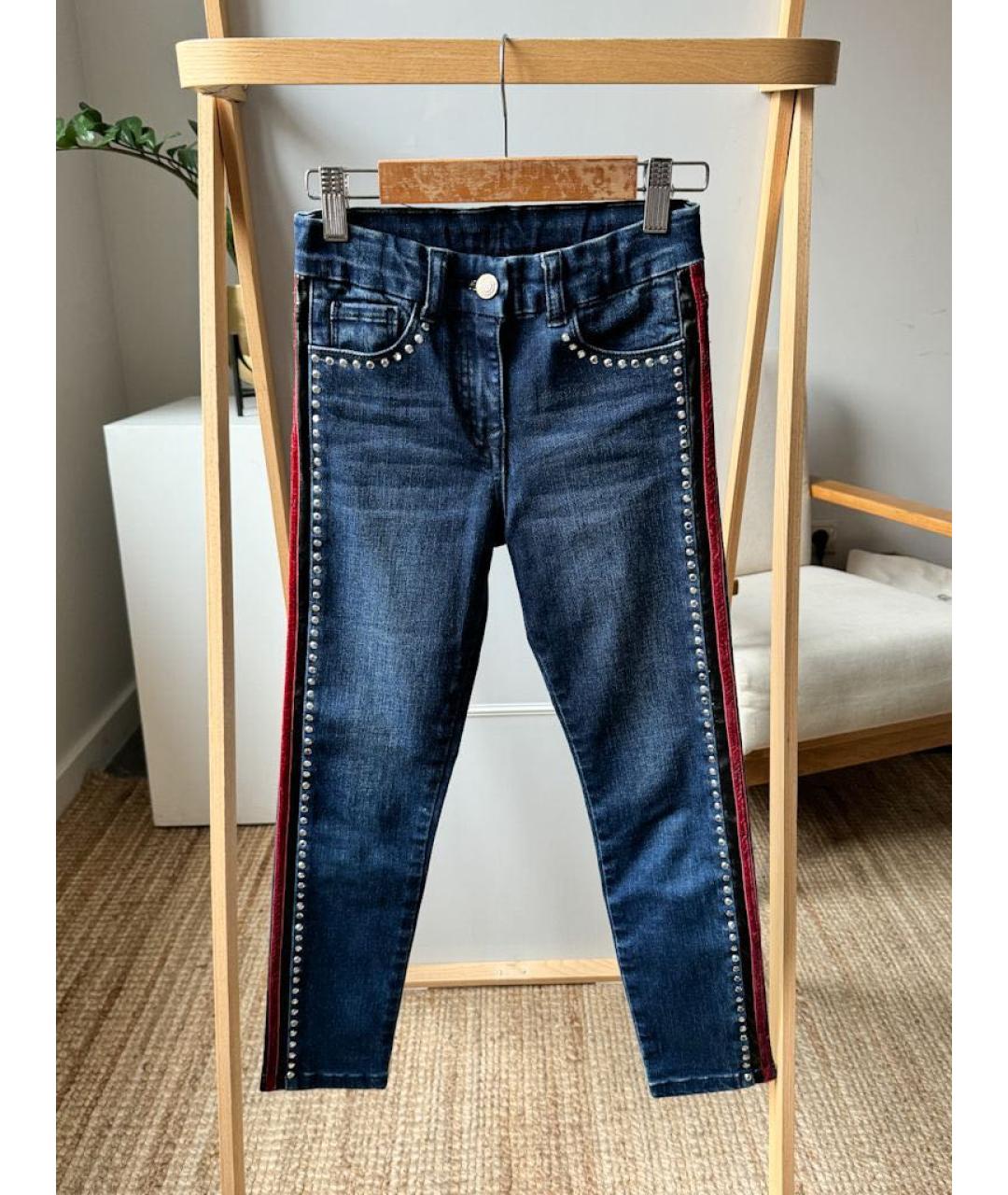 MONNALISA Синие деним детские джинсы, фото 8