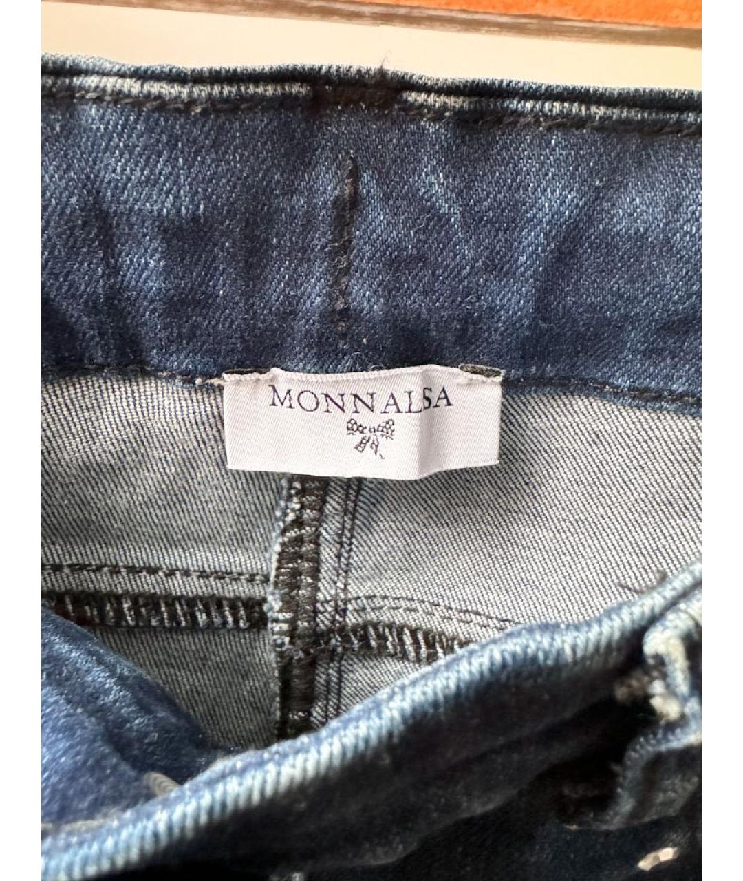 MONNALISA Синие деним детские джинсы, фото 5