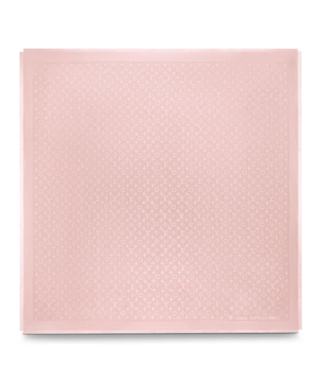 LOUIS VUITTON PRE-OWNED Розовый шелковый платок, фото 1