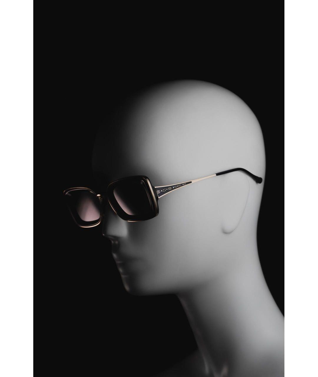 MATSUDA Черные солнцезащитные очки, фото 3