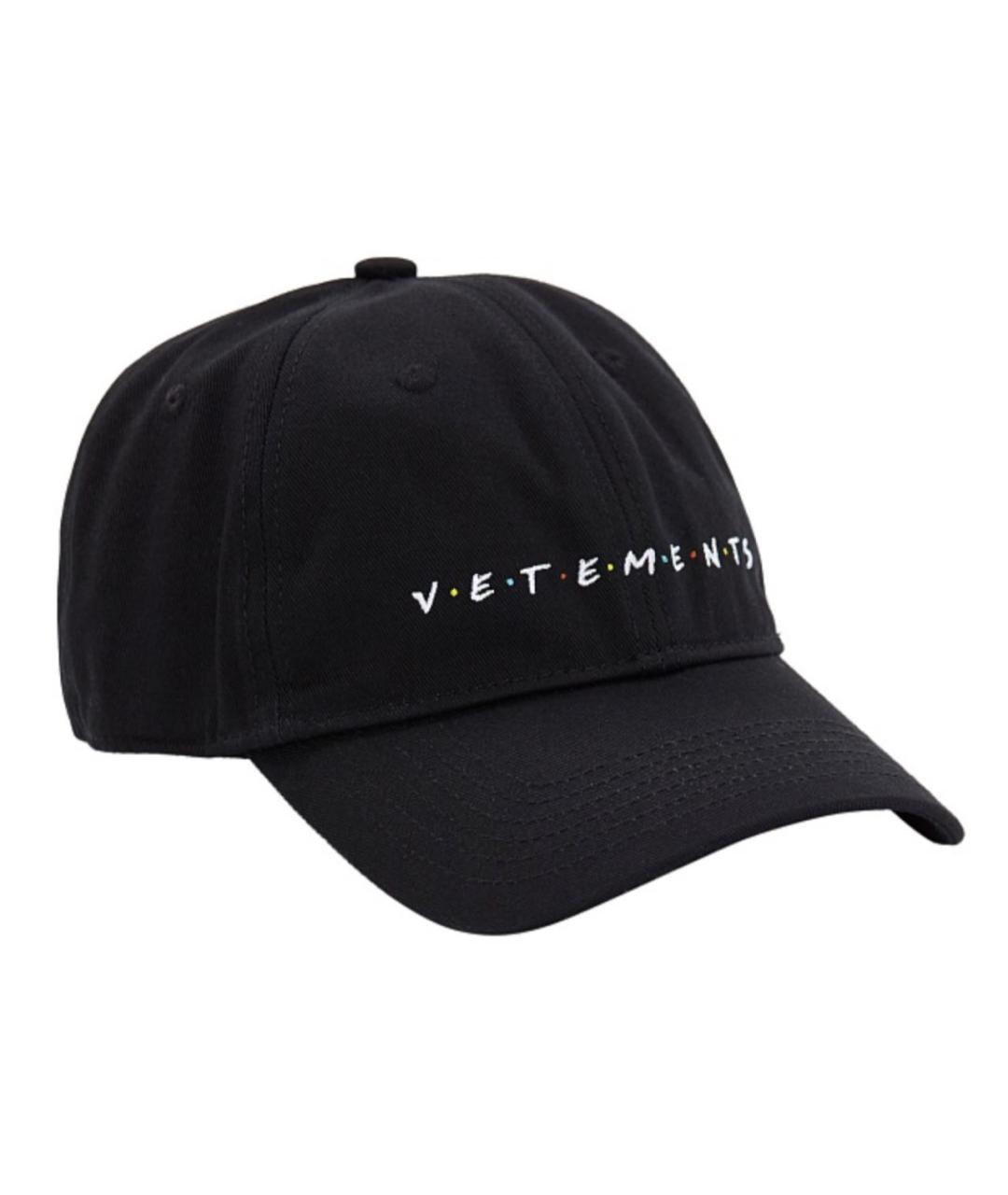 VETEMENTS Черная кепка/бейсболка, фото 1