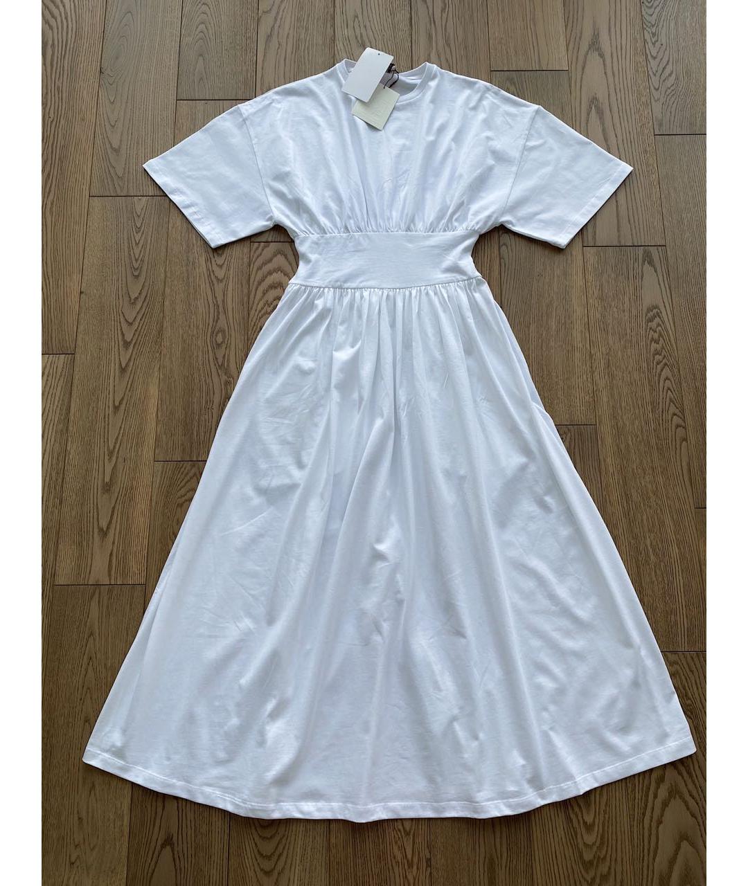 TOTEME Белое хлопковое платье, фото 4