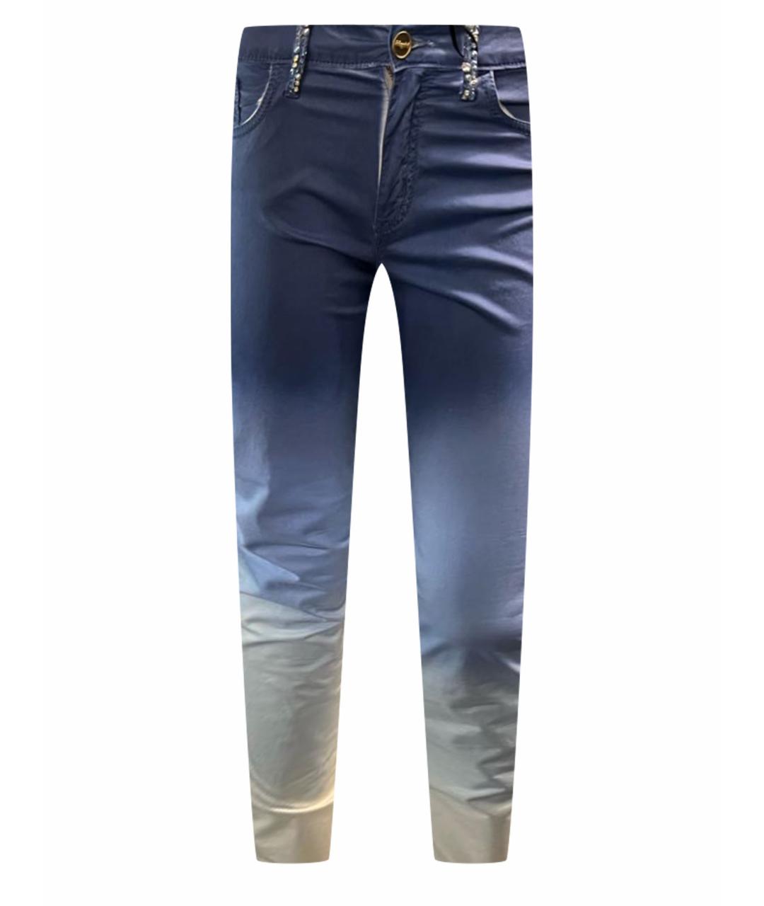 BLUGIRL Мульти хлопко-эластановые брюки узкие, фото 1