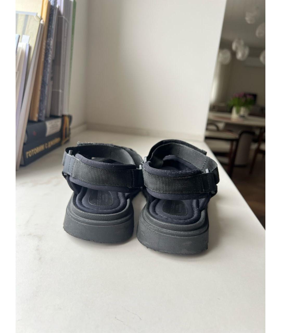 DOLCE&GABBANA Черные сандалии и шлепанцы, фото 4