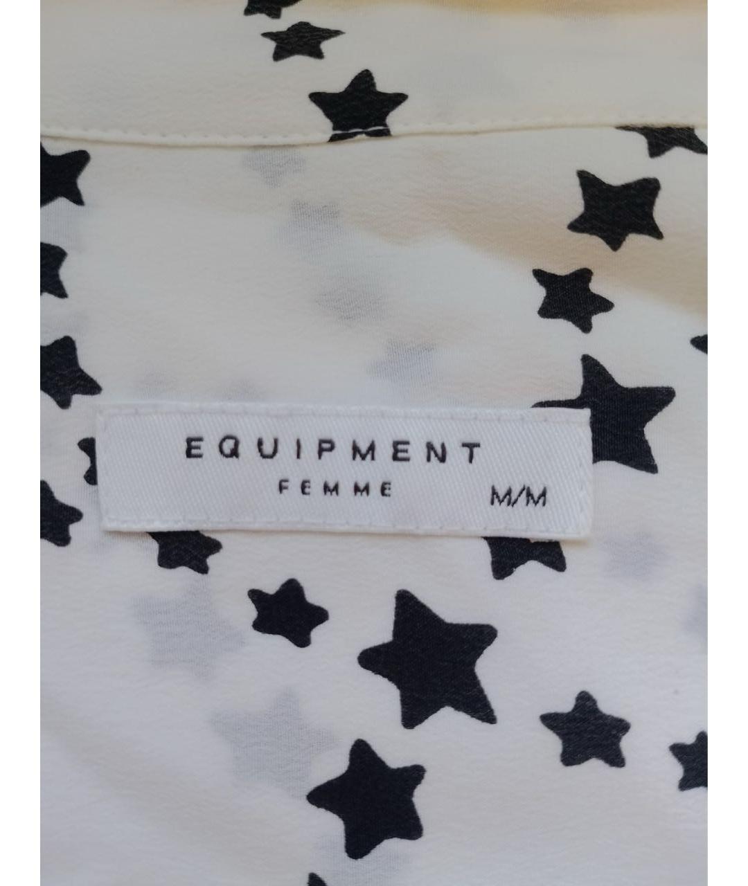 EQUIPMENT Белая шелковая рубашка, фото 6