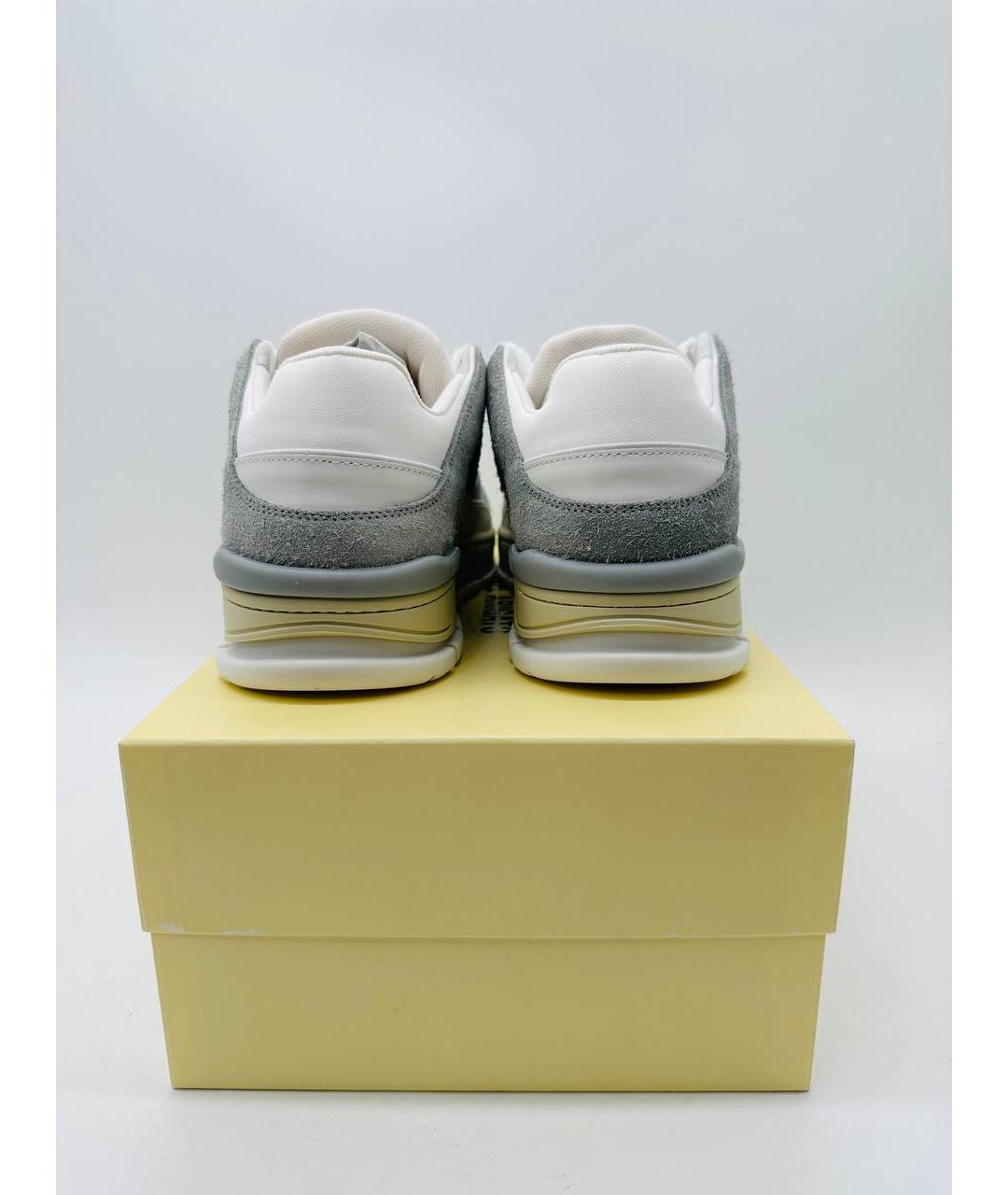 AXEL ARIGATO Серые замшевые низкие кроссовки / кеды, фото 4