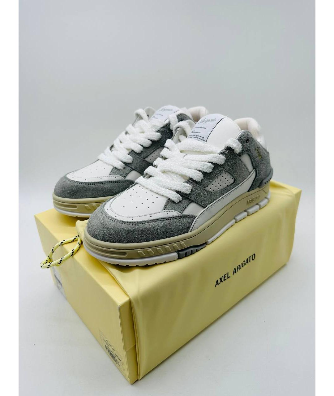AXEL ARIGATO Серые замшевые низкие кроссовки / кеды, фото 7