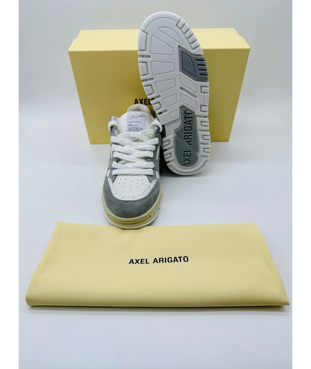 AXEL ARIGATO Серые замшевые низкие кроссовки / кеды, фото 5