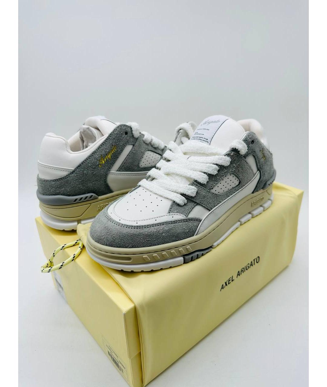 AXEL ARIGATO Серые замшевые низкие кроссовки / кеды, фото 6