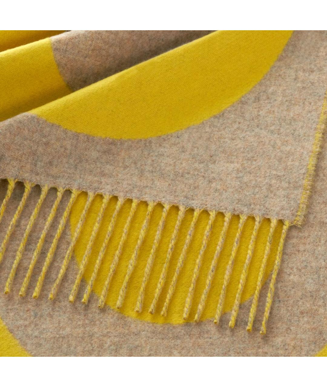 HERMES PRE-OWNED Желтый кашемировый шарф, фото 2