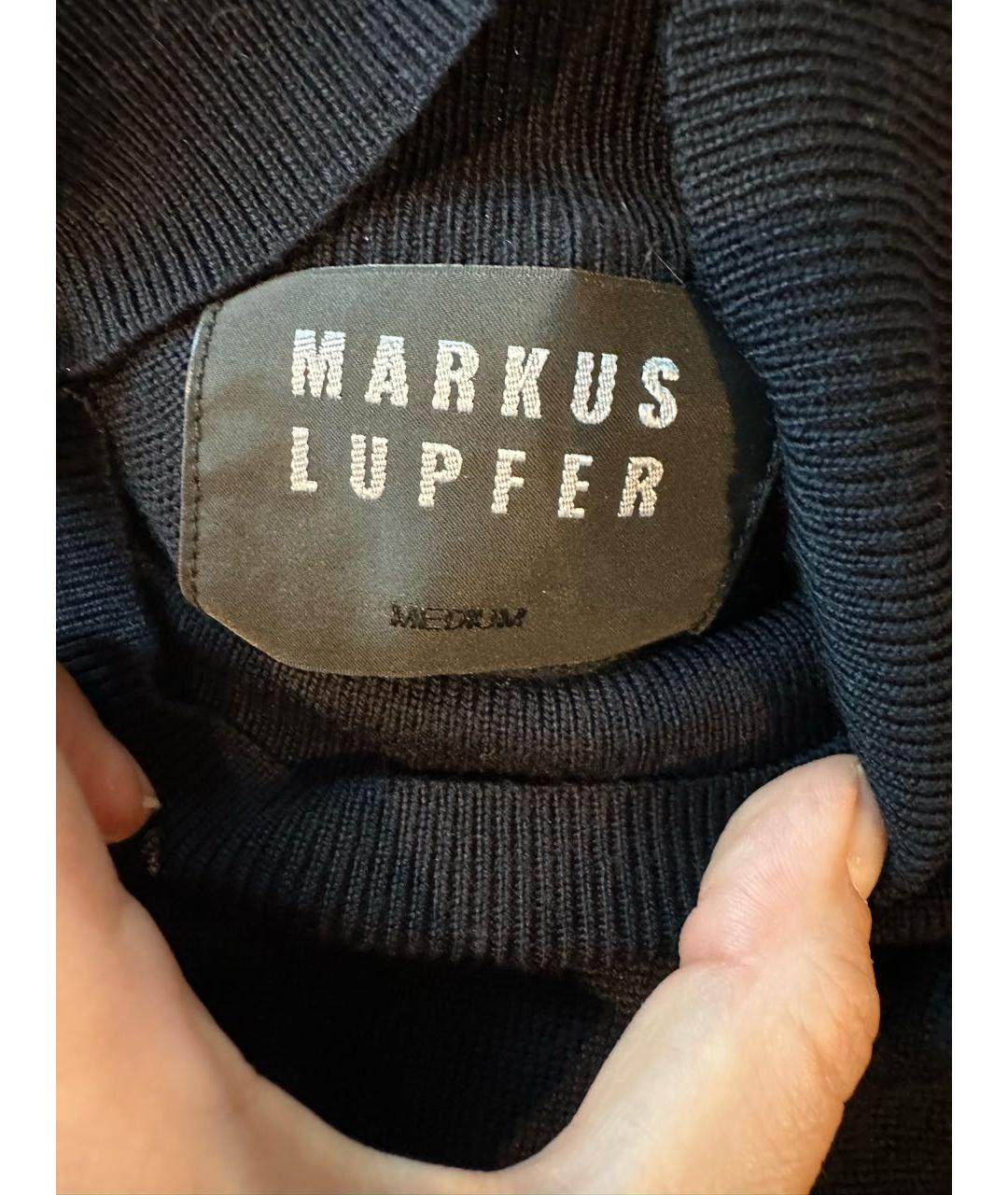 MARKUS LUPFER Темно-синий шерстяной джемпер / свитер, фото 4