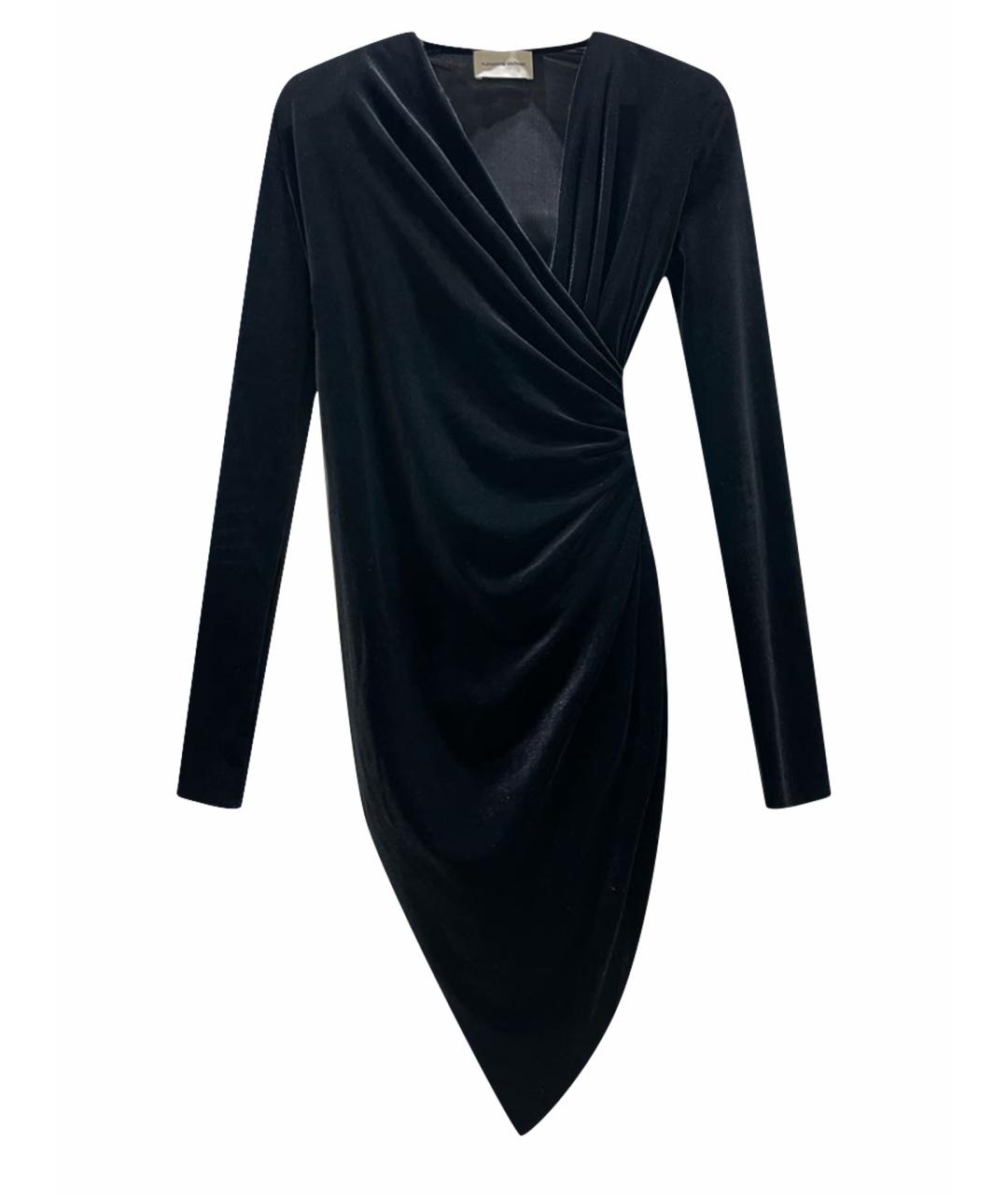ALEXANDRE VAUTHIER Черное полиэстеровое вечернее платье, фото 1