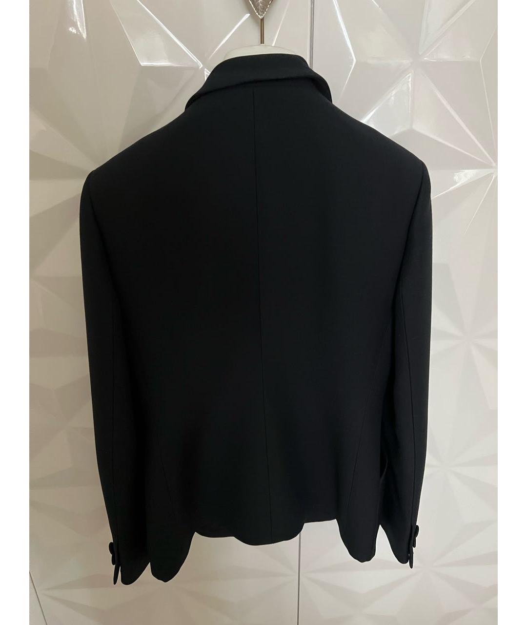 CHRISTIAN DIOR PRE-OWNED Черный шерстяной жакет/пиджак, фото 5