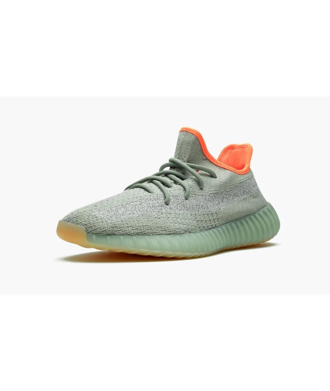 ADIDAS YEEZY Зеленые синтетические кроссовки, фото 3