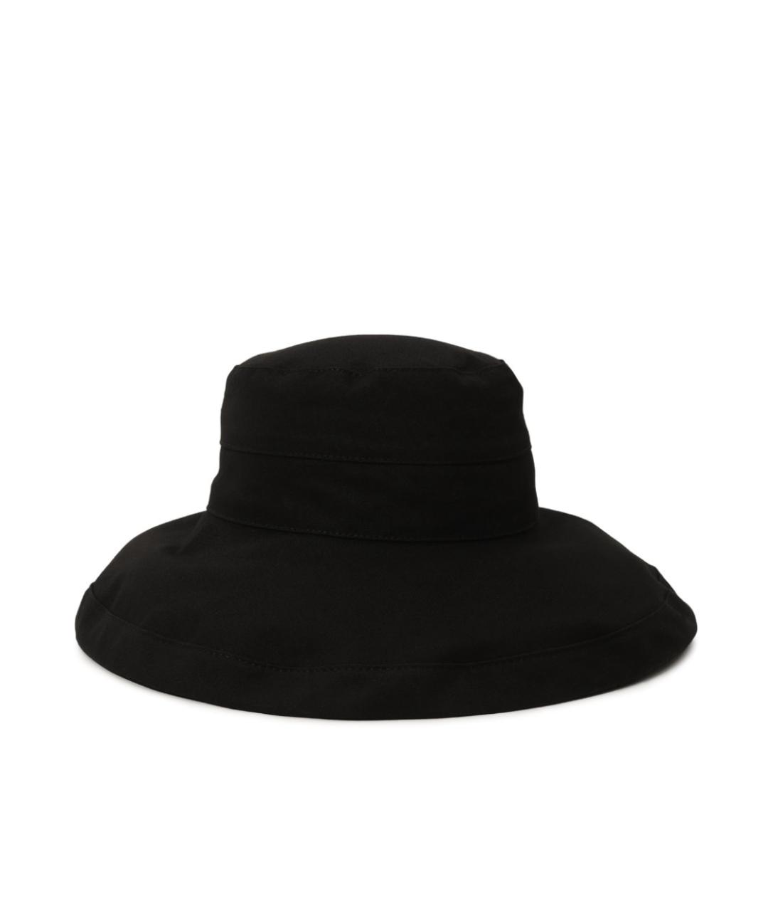 JIL SANDER Черная хлопковая шляпа, фото 1