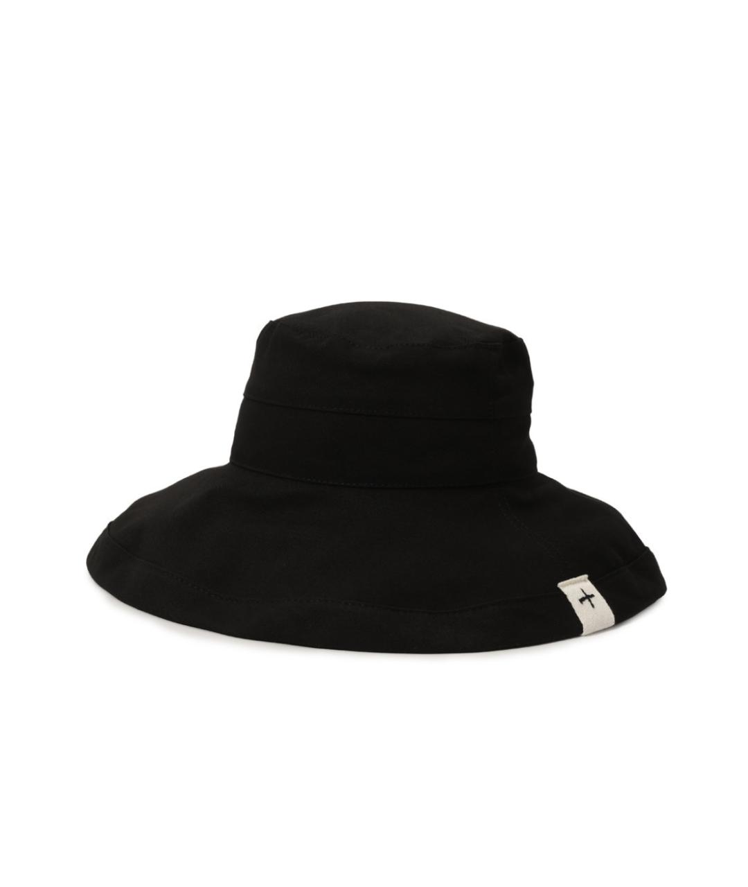 JIL SANDER Черная хлопковая шляпа, фото 2