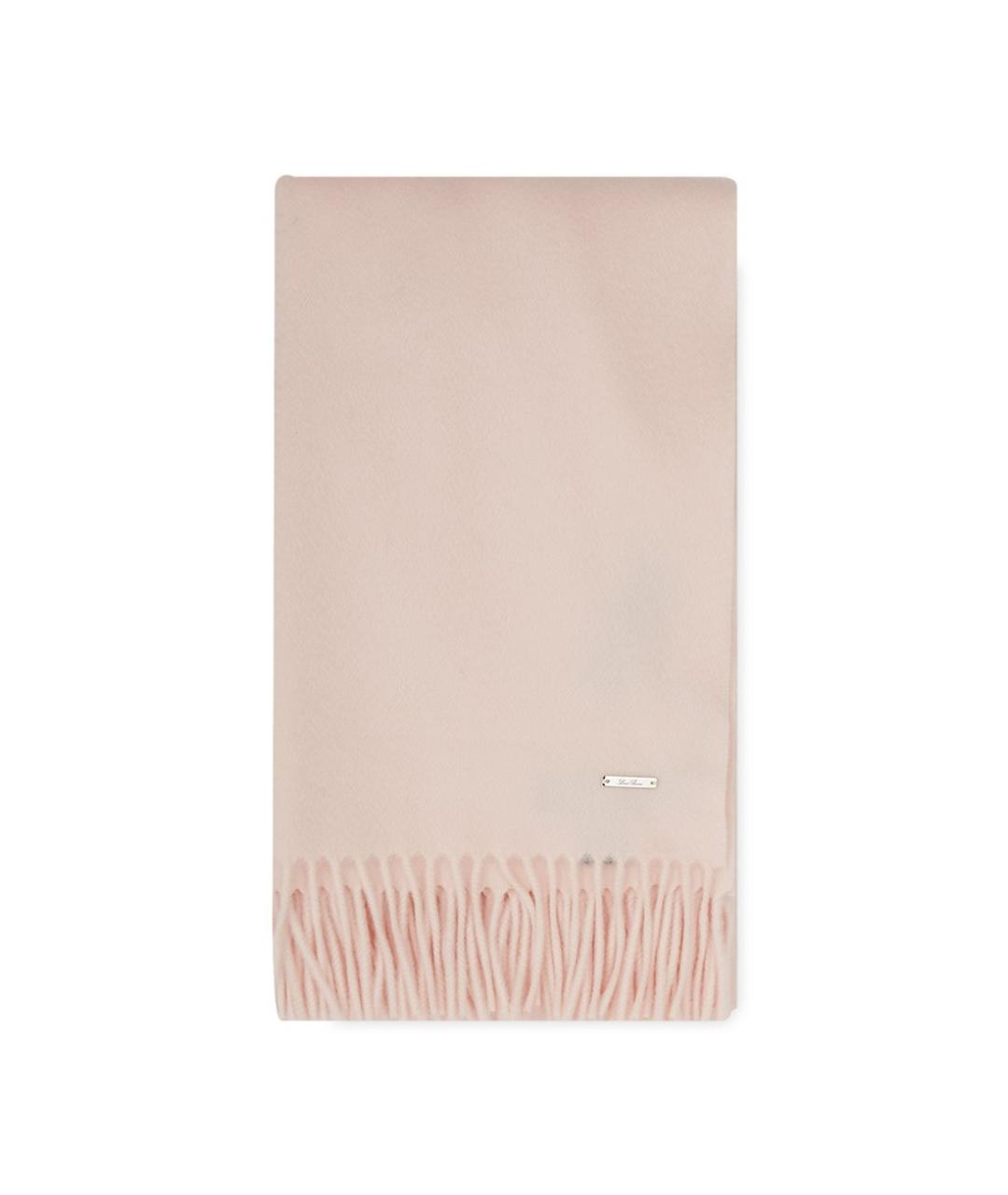 LORO PIANA Розовый кашемировый шарф, фото 1