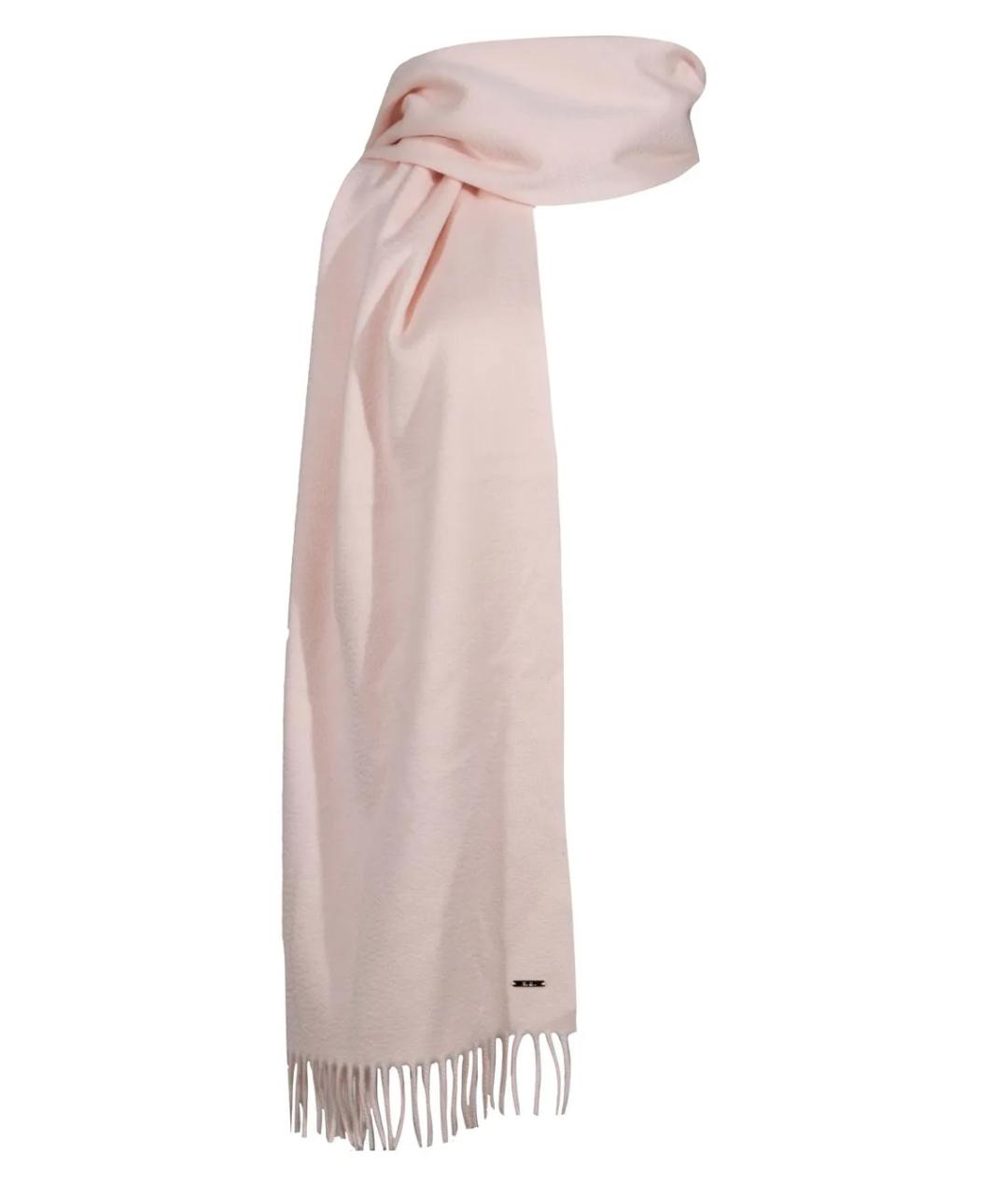 LORO PIANA Розовый кашемировый шарф, фото 2