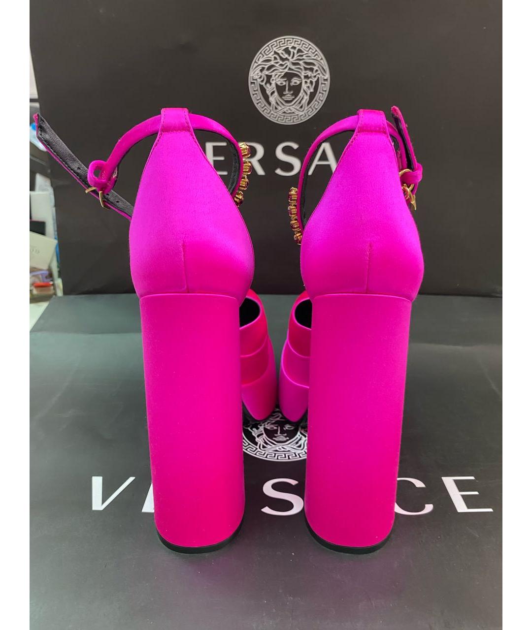 VERSACE COLLECTION Розовые туфли, фото 4