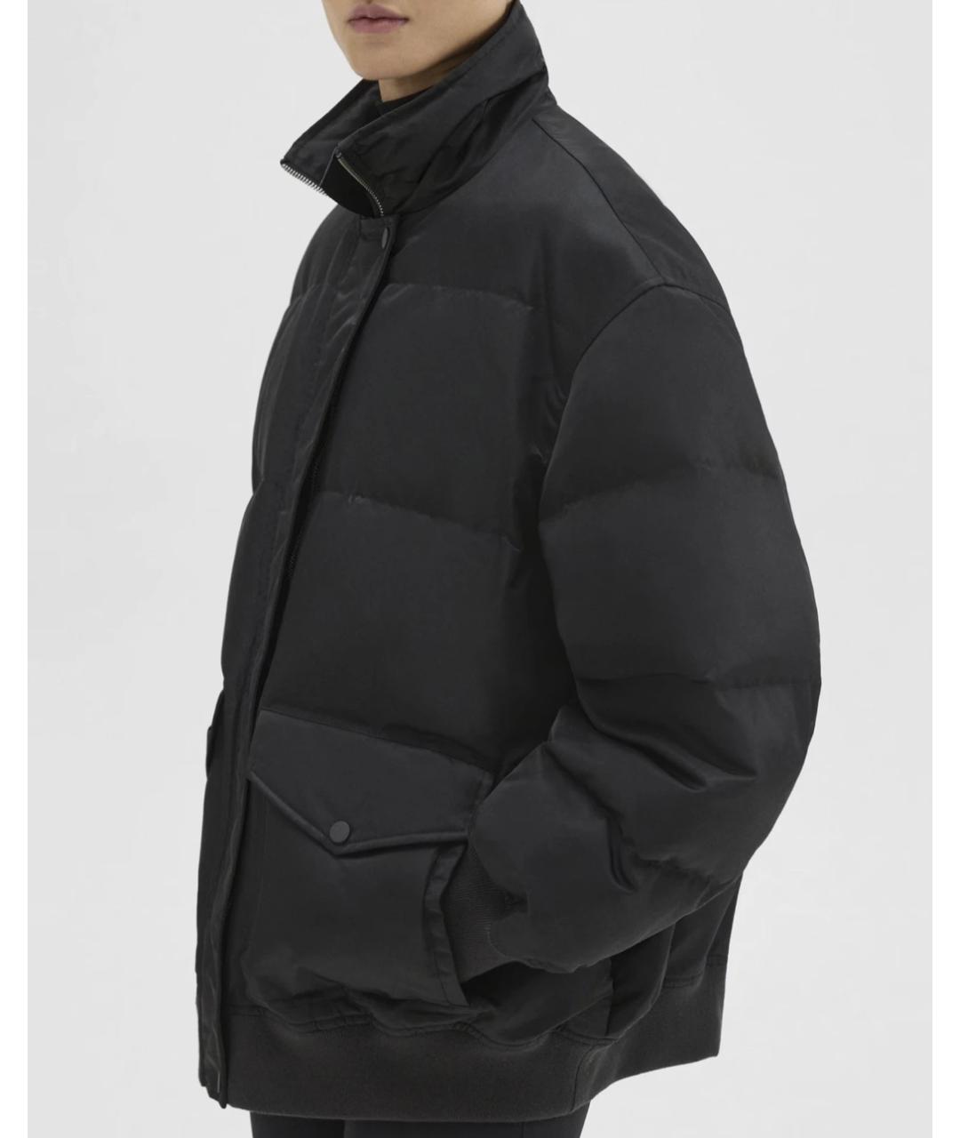 THEORY Черная синтетическая куртка, фото 4
