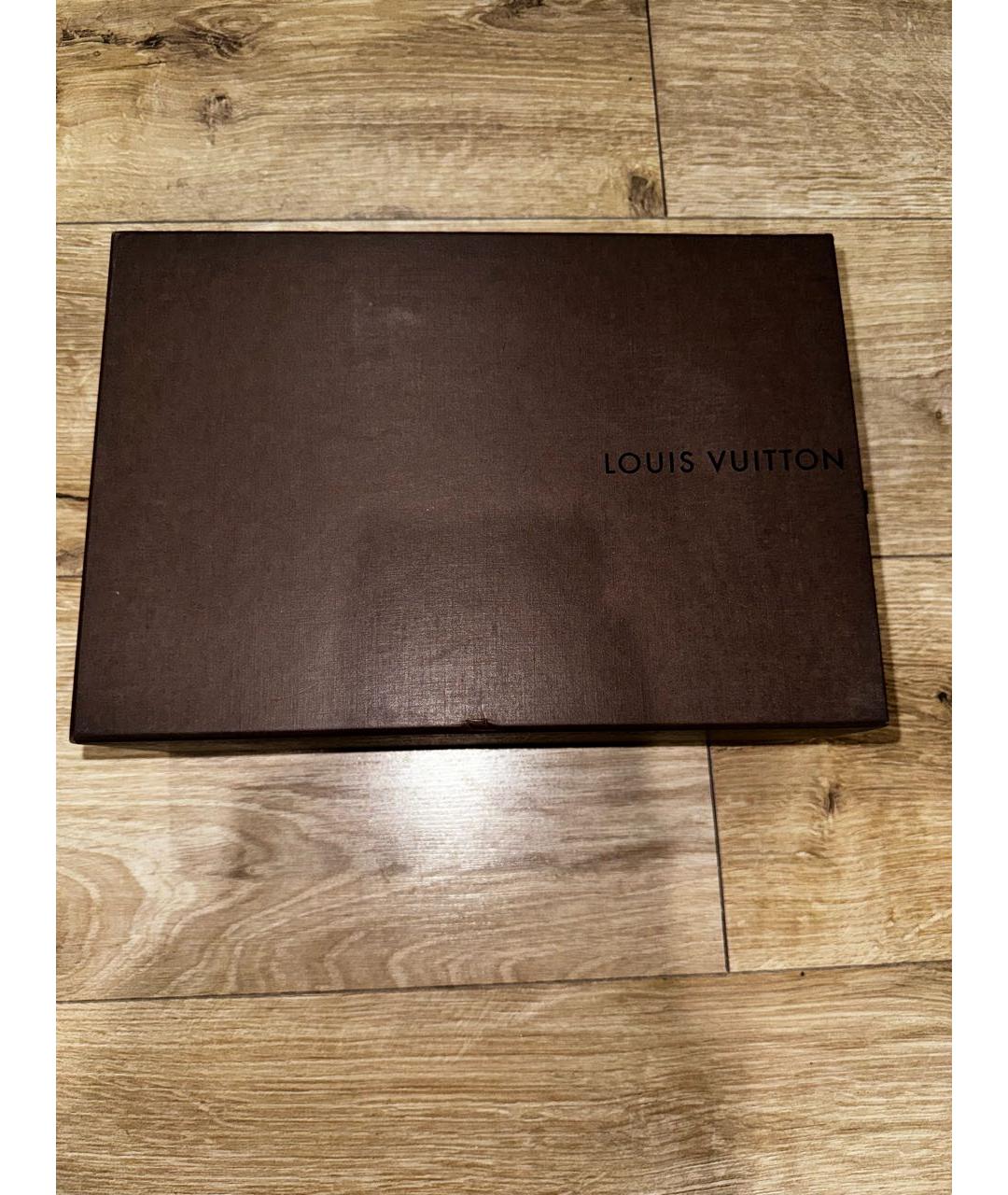LOUIS VUITTON PRE-OWNED Черные кожаные брогги и оксфорды, фото 7