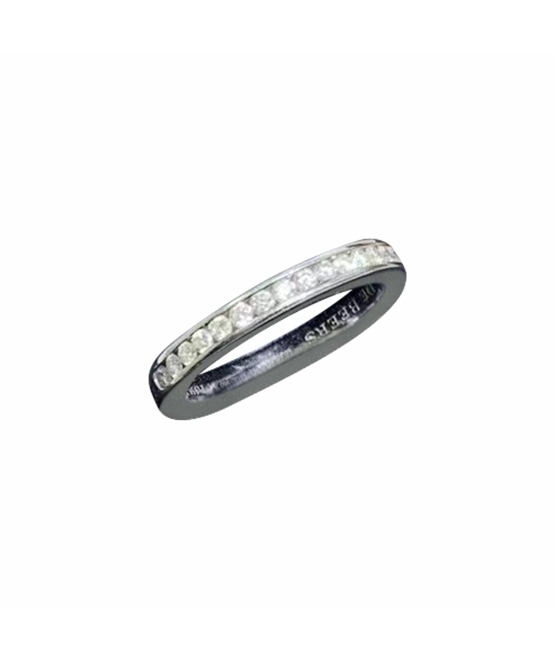 DE BEERS Серебряное кольцо из белого золота, фото 1