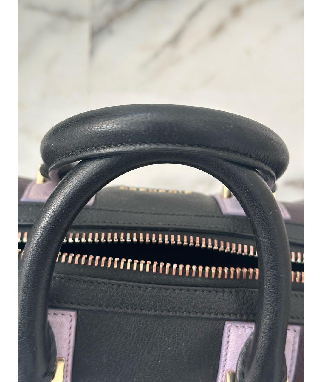 GIVENCHY Фиолетовая кожаная сумка с короткими ручками, фото 3