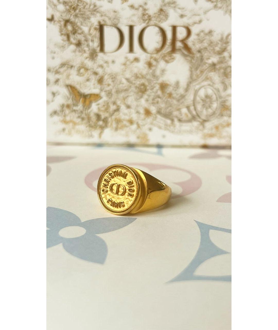 CHRISTIAN DIOR PRE-OWNED Золотое позолоченное кольцо, фото 2