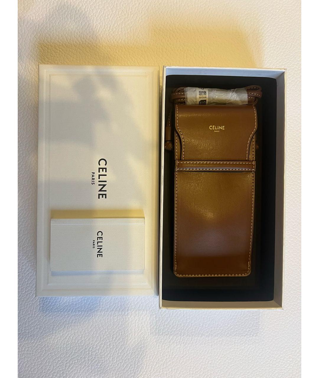 CELINE PRE-OWNED Золотые металлические солнцезащитные очки, фото 5