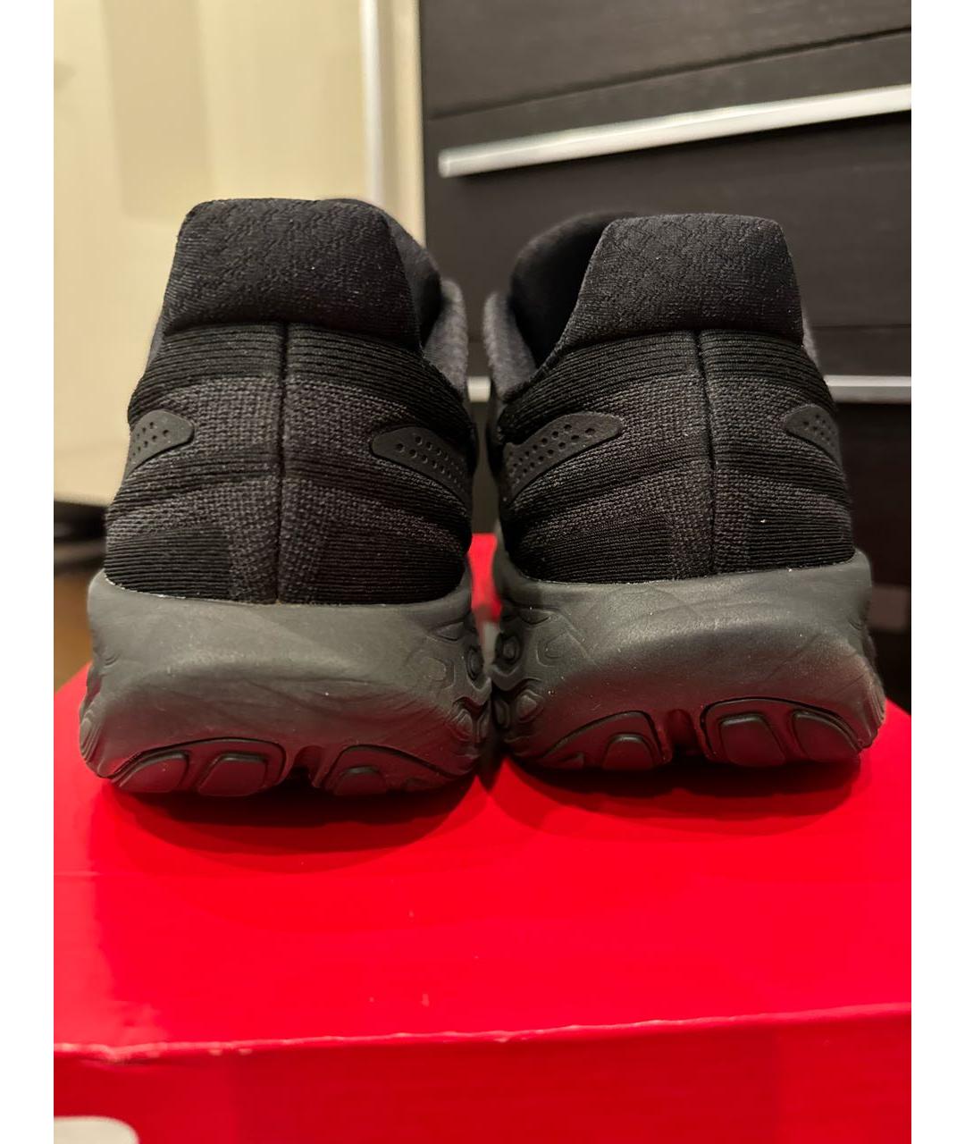 NEW BALANCE Черные текстильные низкие кроссовки / кеды, фото 4