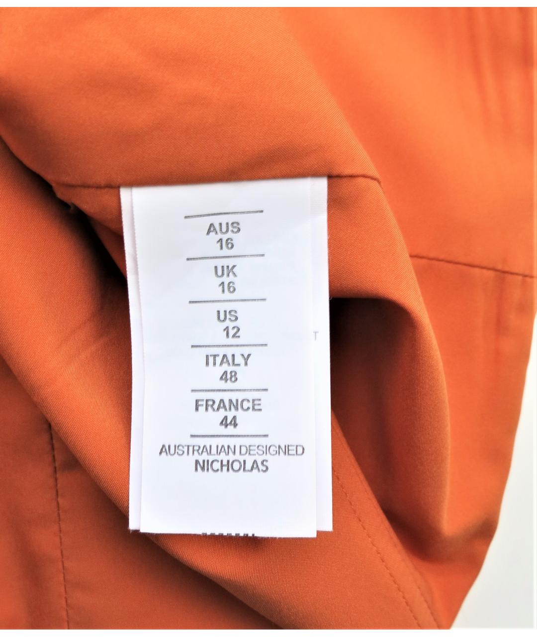 NICHOLAS KIRKWOOD Оранжевый вискозный костюм с юбками, фото 7
