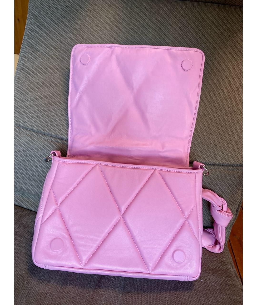 MAX&MOI Розовая сумка через плечо из искусственной кожи, фото 5