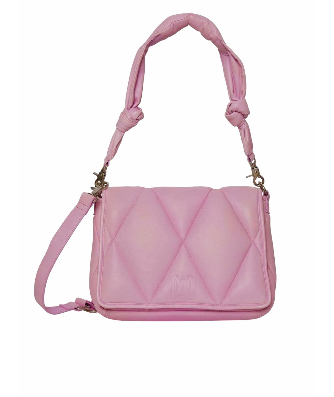 MAX&MOI Розовая сумка через плечо из искусственной кожи, фото 1