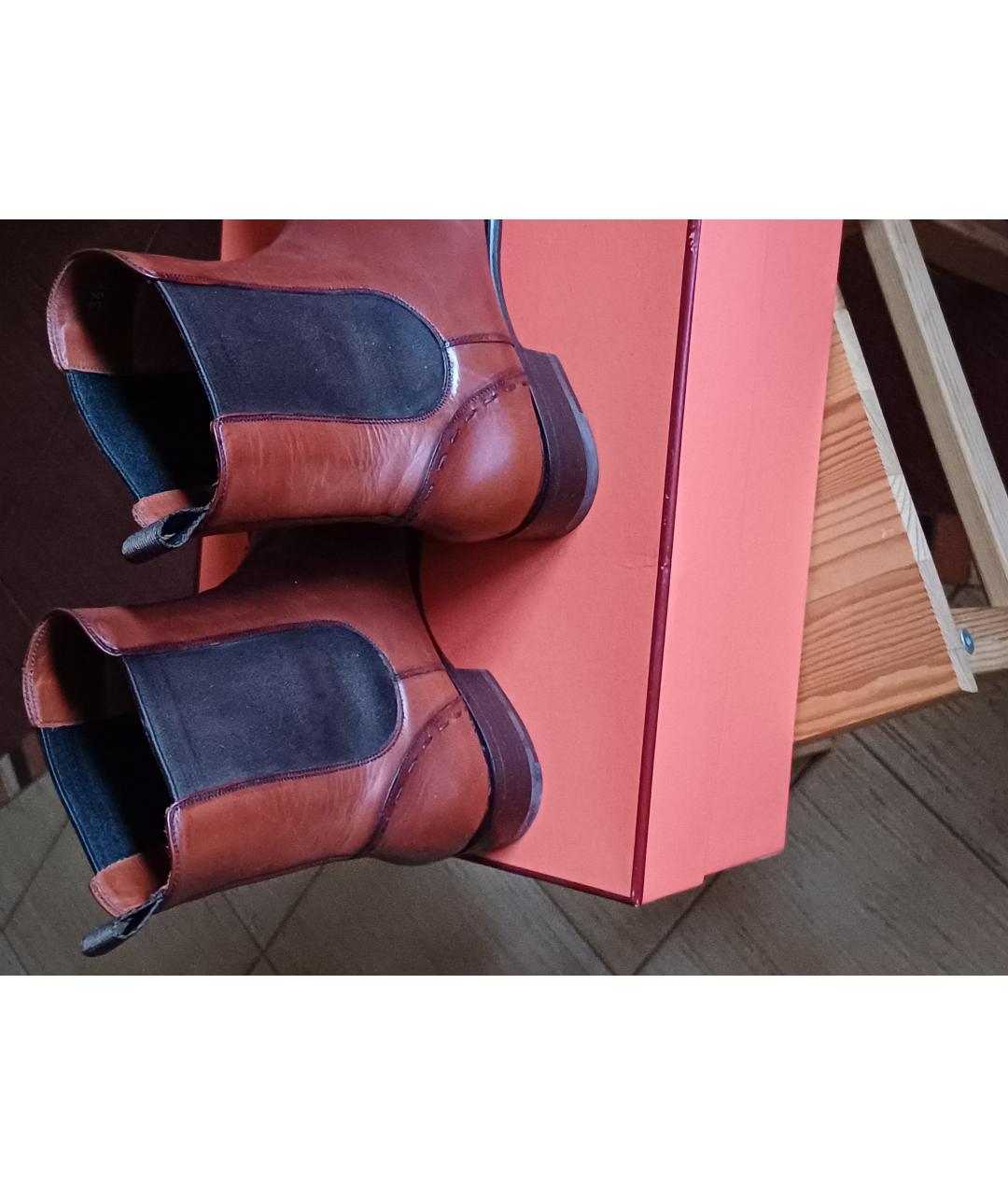 SANTONI Кожаные ботинки, фото 6