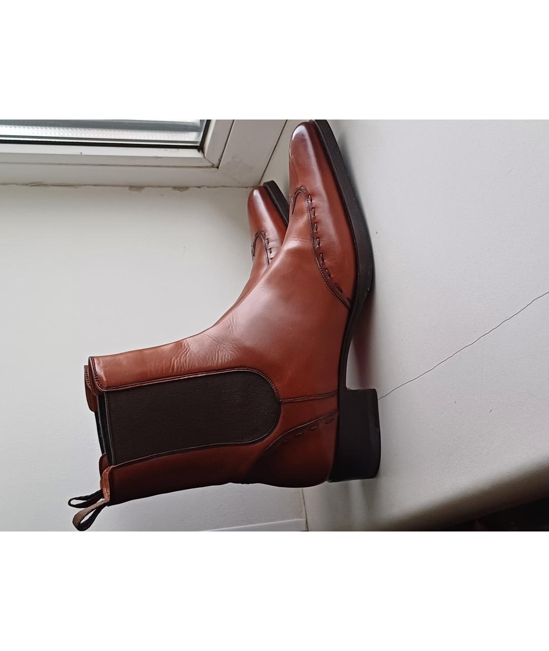 SANTONI Кожаные ботинки, фото 10