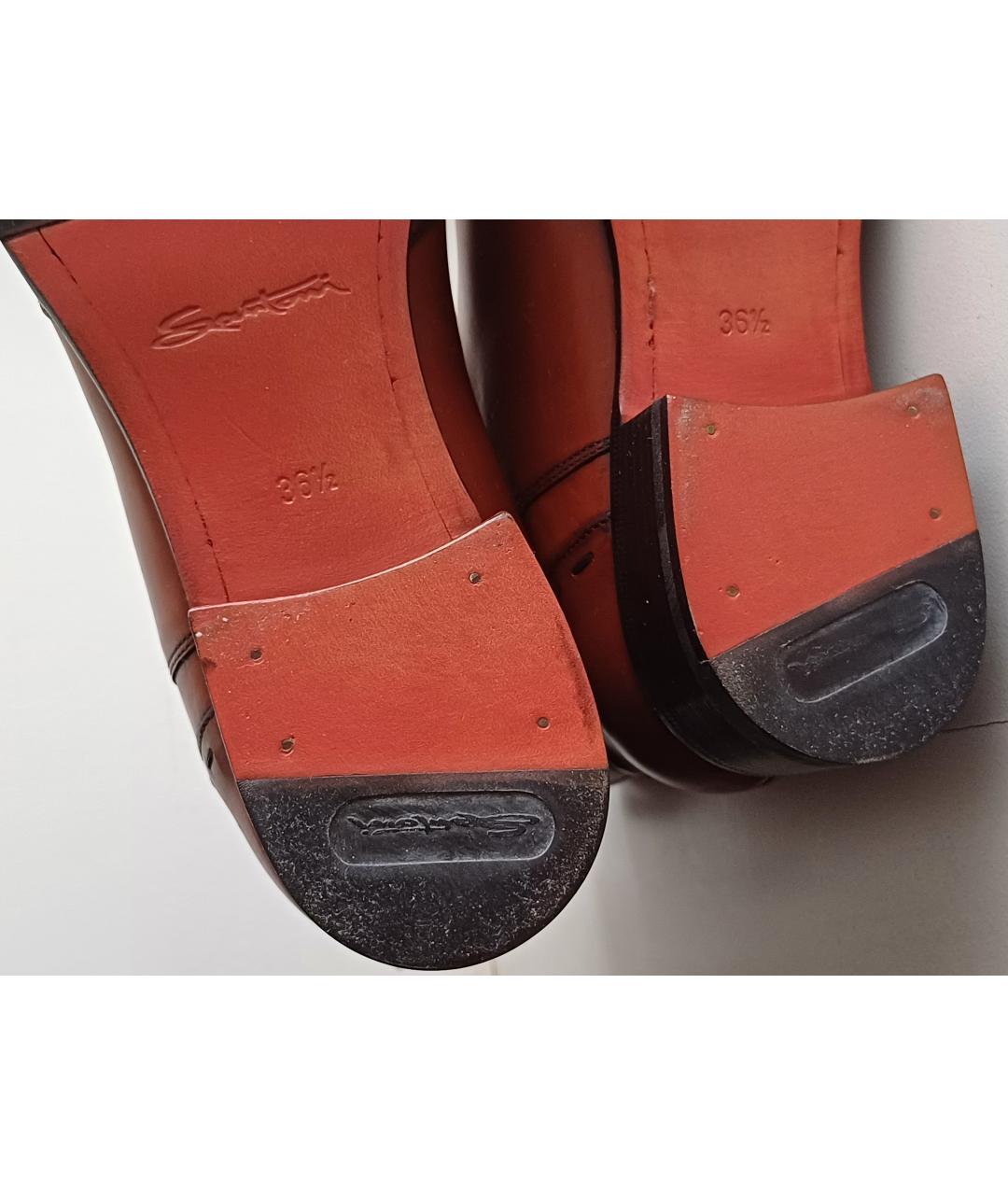 SANTONI Кожаные ботинки, фото 8