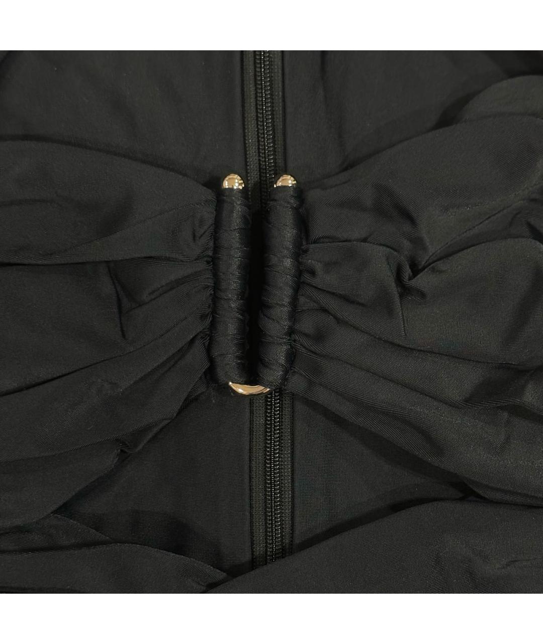 SELF-PORTRAIT Черное полиамидовое коктейльное платье, фото 4