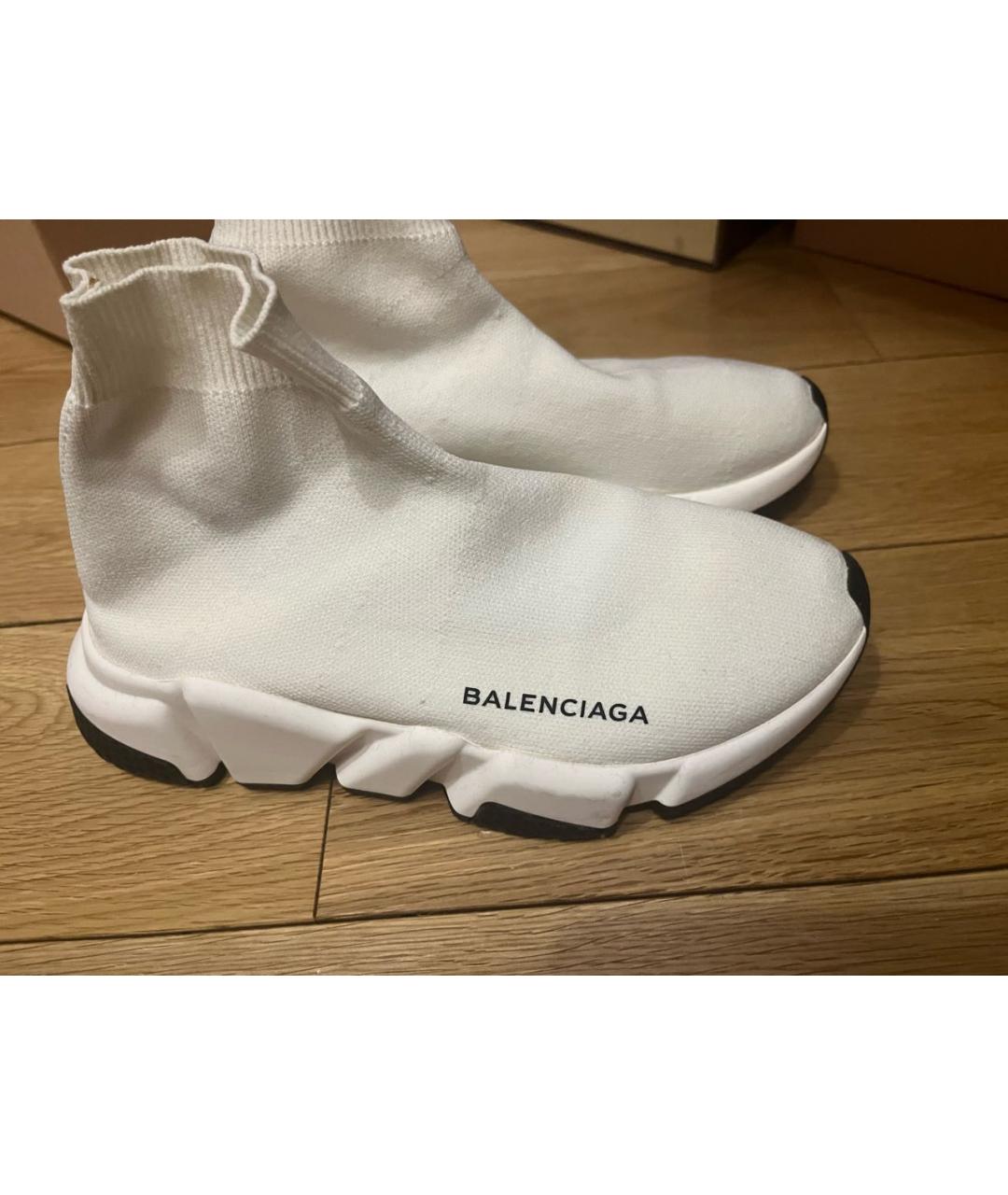 BALENCIAGA Белые кроссовки, фото 2