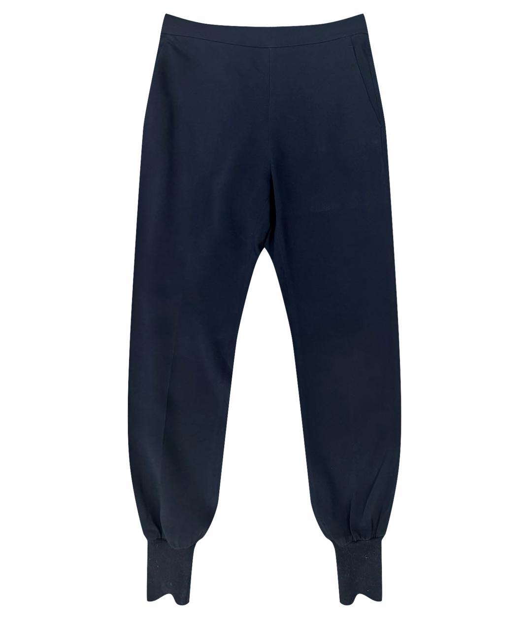 STELLA MCCARTNEY Черные вискозные брюки широкие, фото 1