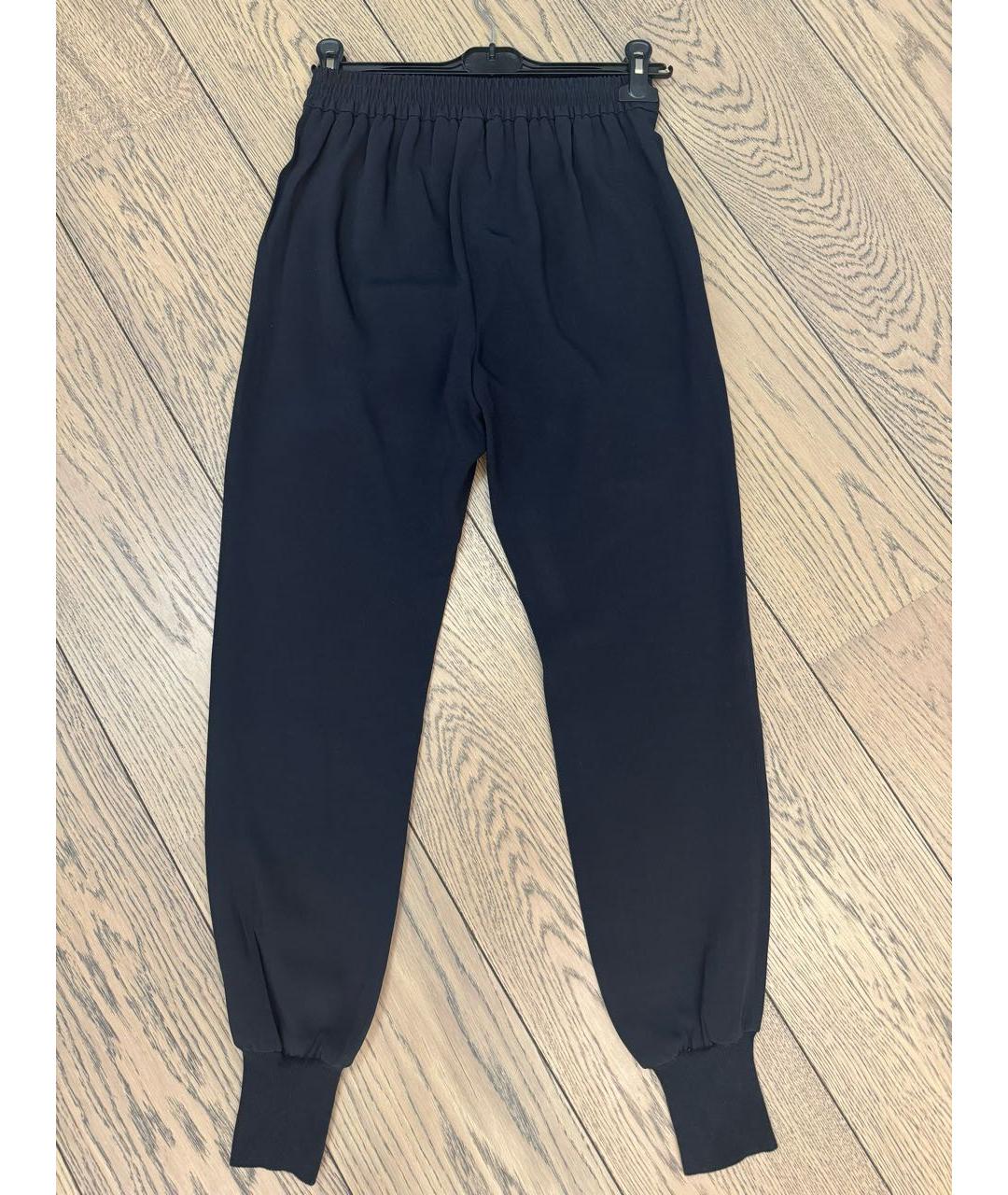 STELLA MCCARTNEY Черные вискозные брюки широкие, фото 2