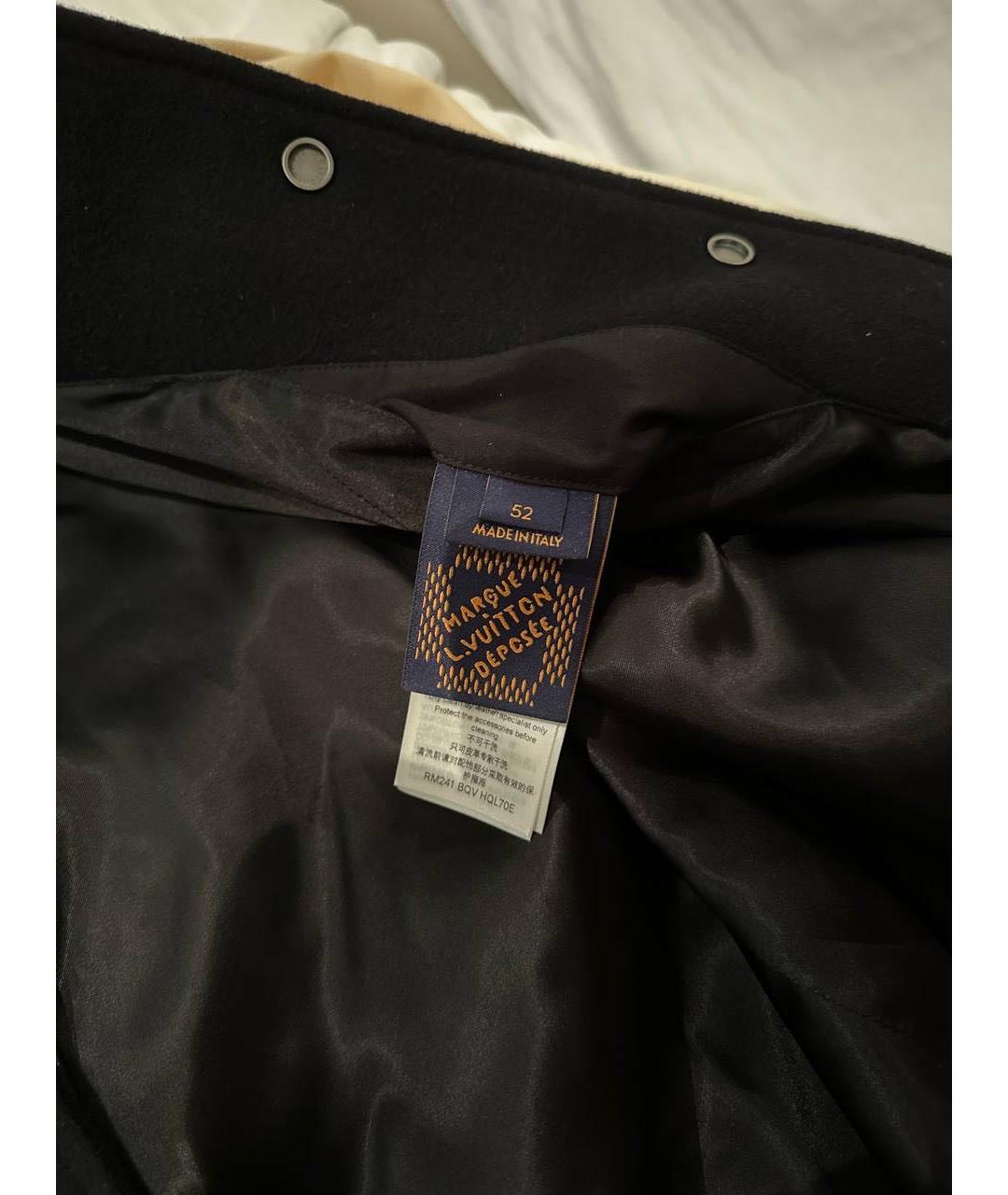 LOUIS VUITTON PRE-OWNED Черная шерстяная куртка, фото 7