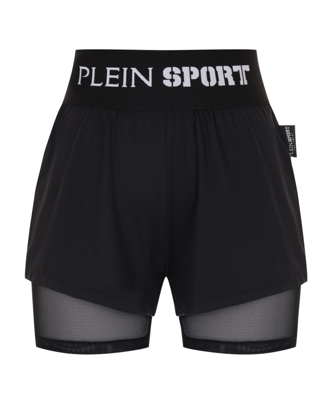 PLEIN SPORT Черные шорты, фото 1