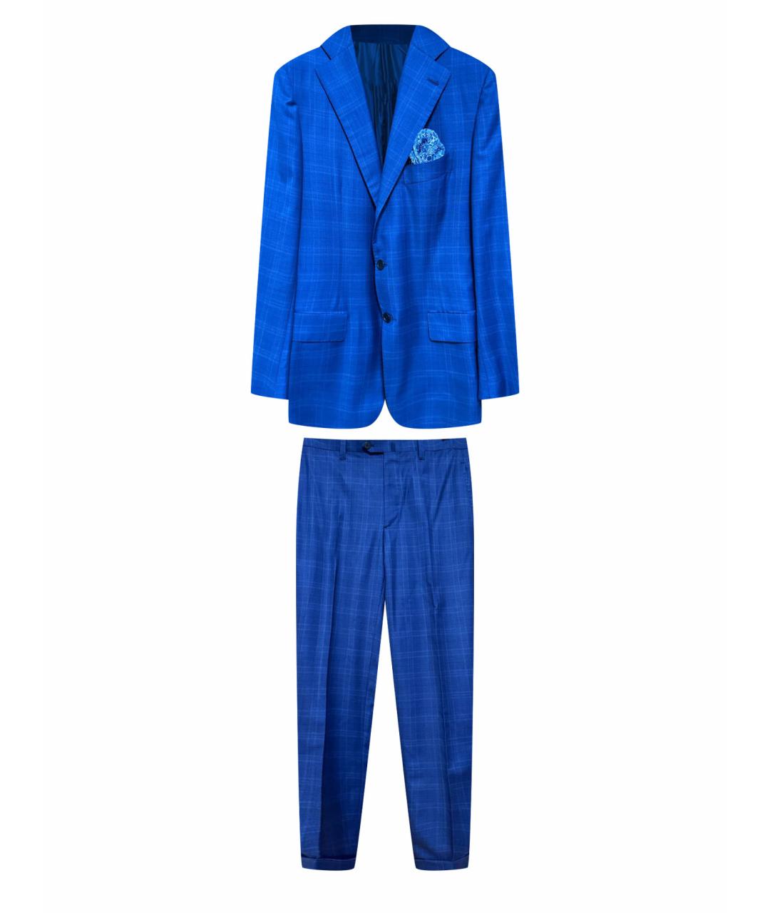 Cesare Attolini Синий классический костюм, фото 1