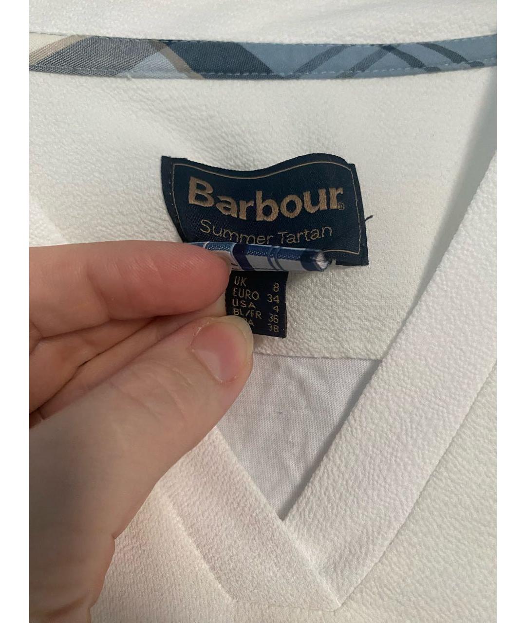 BARBOUR Белая блузы, фото 6